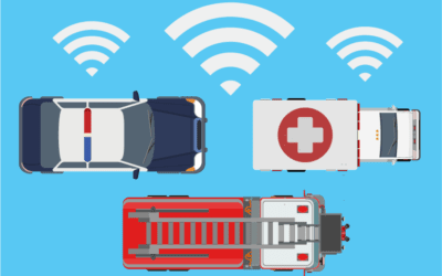 On-board connectivity in police cars and emergency vehicles